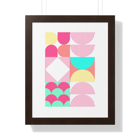 Bauhaus Yogi Framed Vertical Print Satu