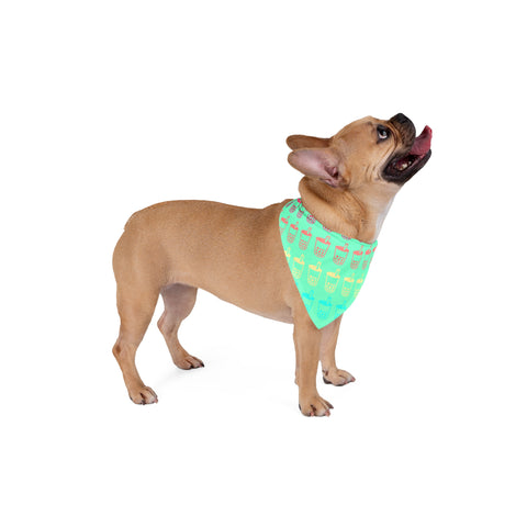 Kiwi Boba Pet Bandana – Fresh, Fun, and Perfect for Stylish Pets