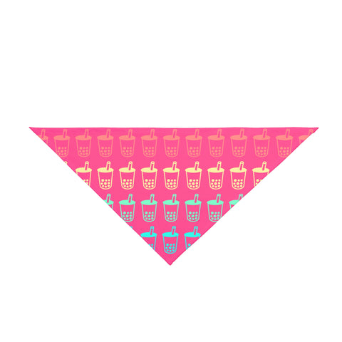 Dragon Fruit Boba Pet Bandana – Vibrant, Fun, and Perfect for Stylish Pets